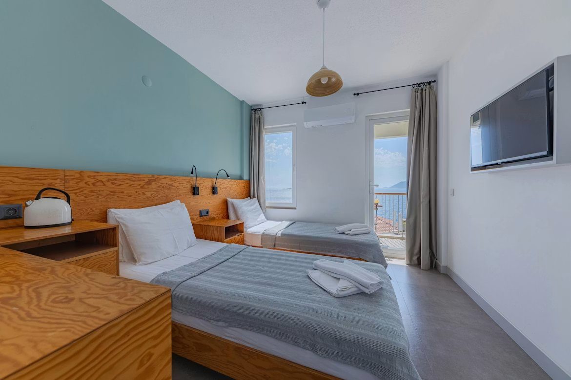 Air conditioning installed in a holiday let room