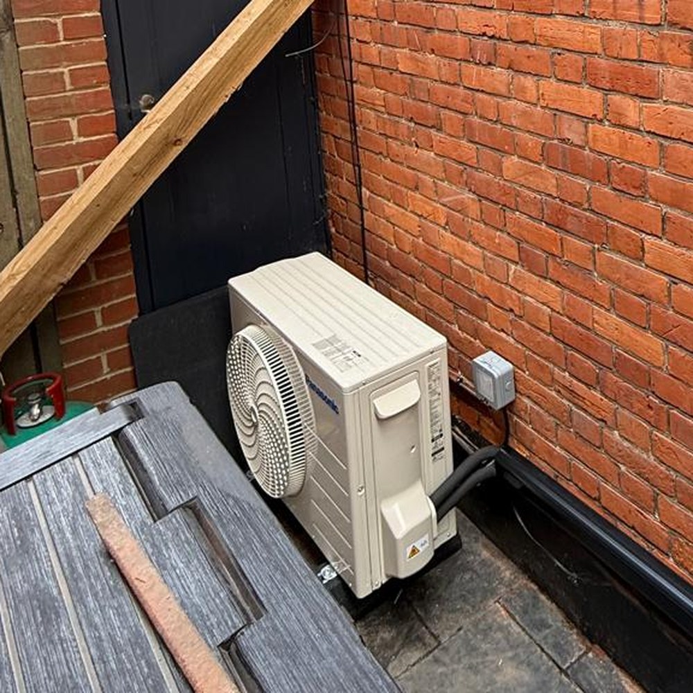 Outdoor AC condenser
