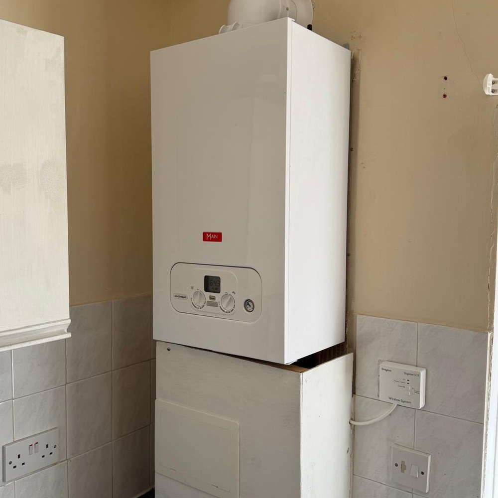 Main boiler install